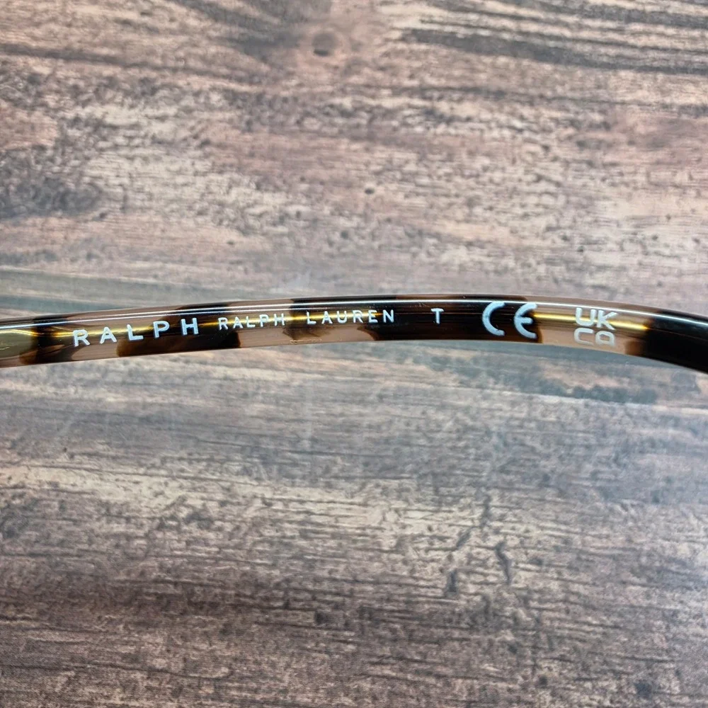 Ralph Lauren RA5203 1463/13 Brown Tortoise Gold Cat Eye Eyeglass Frame 54-16-135